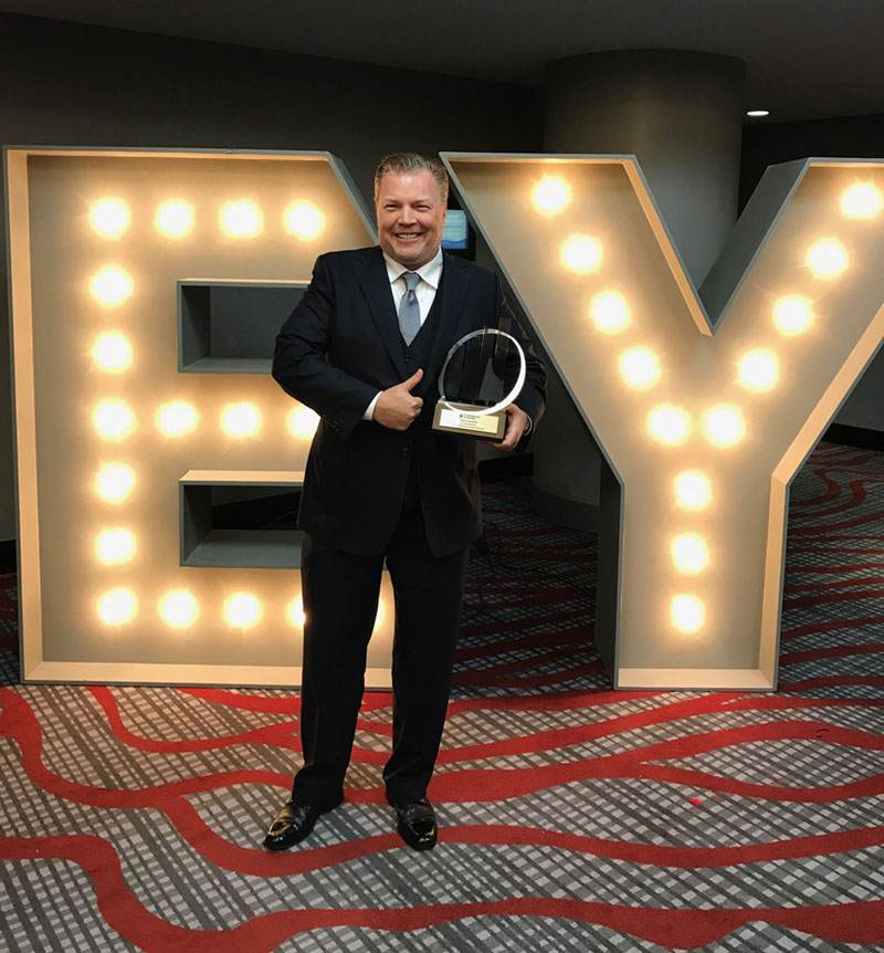 Ernst & Young names Mark Lanwehr, Founder of Car Keys Express, Winner of Entrepreneur Of The Year® 2017 Award