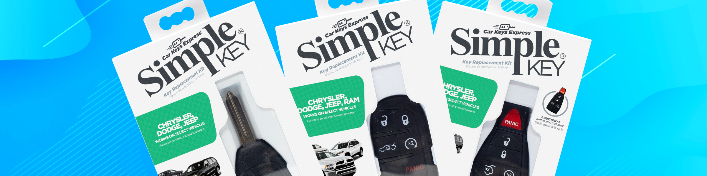 Car Keys Express Expands Consumer-Programmable Simple™ Key Product Line to Cover Chrysler, Dodge, and Jeep Vehicles