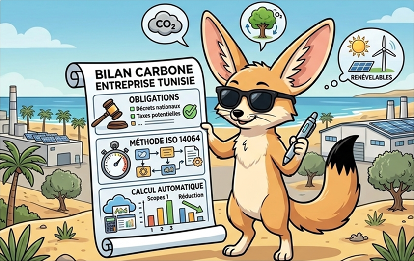 Bilan Carbone Entreprise en Tunisie : Obligations, Méthode ISO 14064 et Calcul Automatique