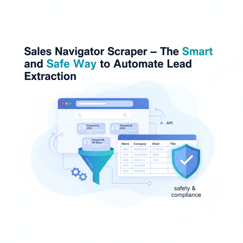 Sales Navigator Scraper: Extract Qualified B2B Leads Safely and Efficiently