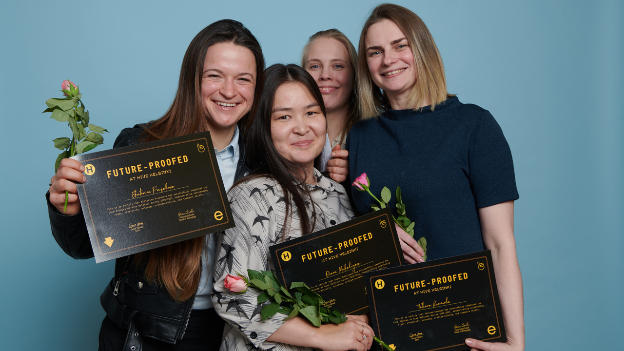 Hive Helsinki 5 years - Graduation