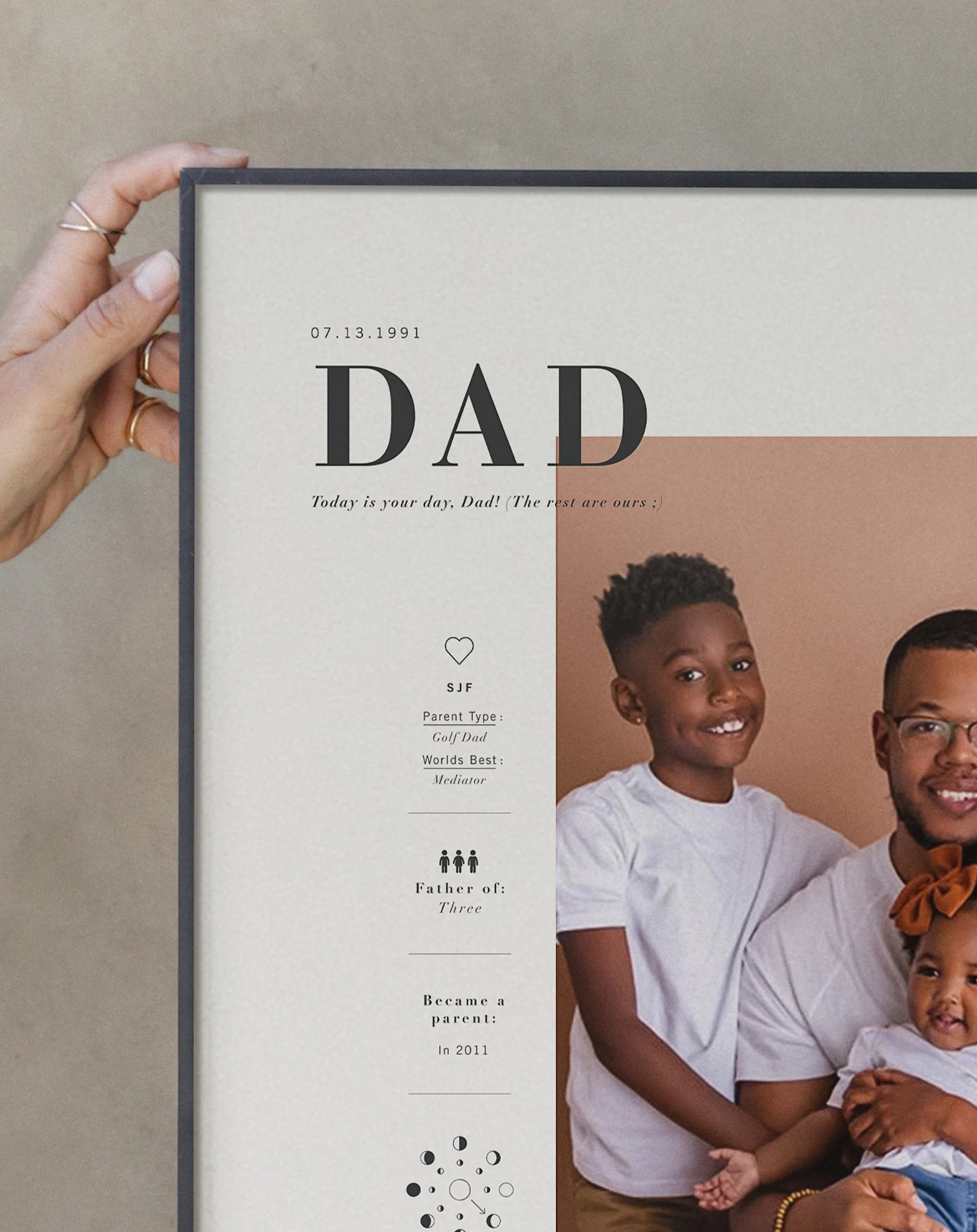 Signature Dad Print