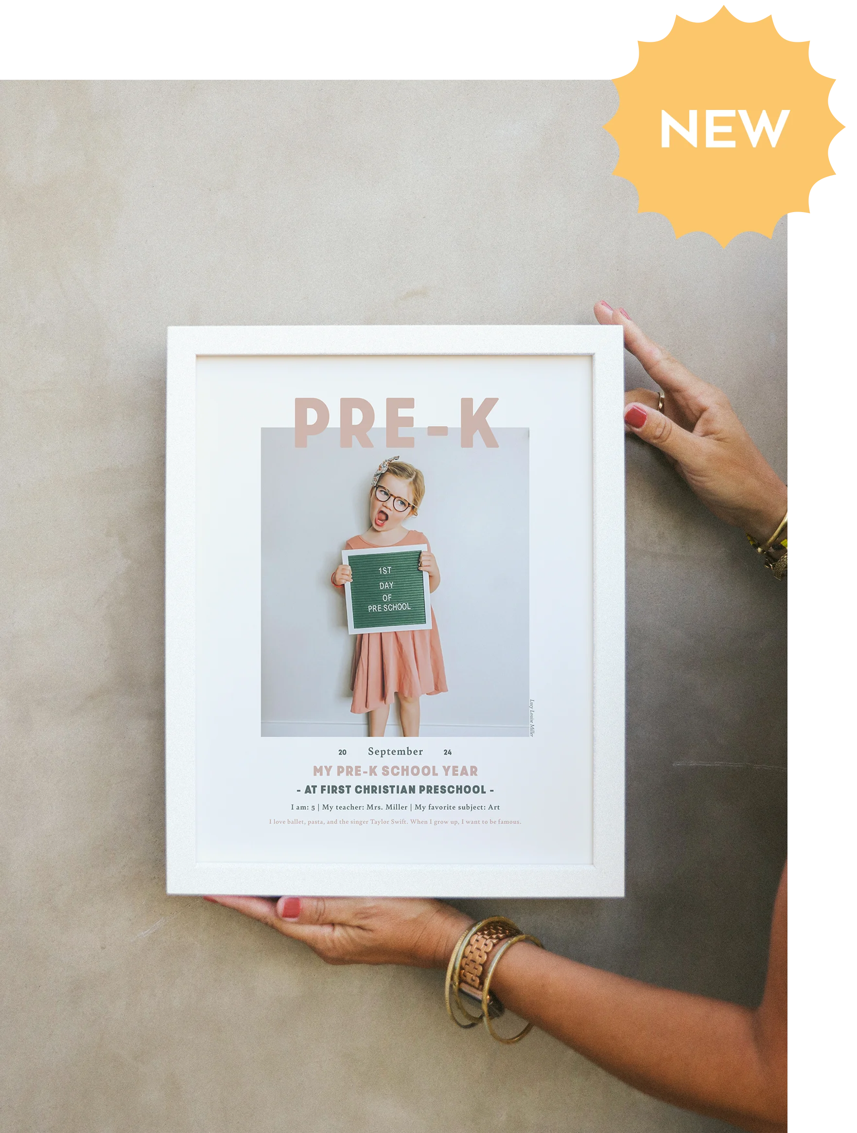 New! Back to School Print