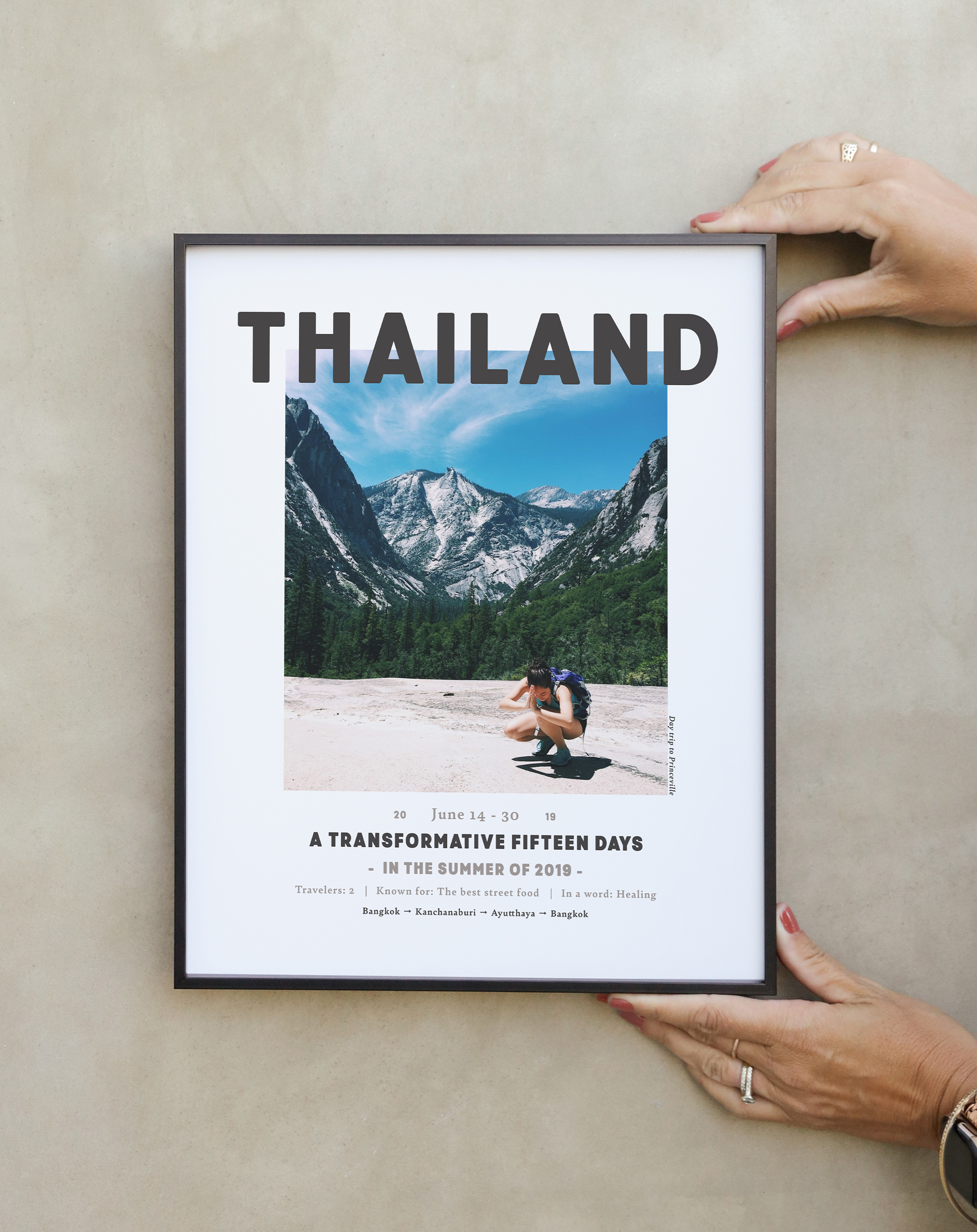 Travel Snapshot Print — Product Details