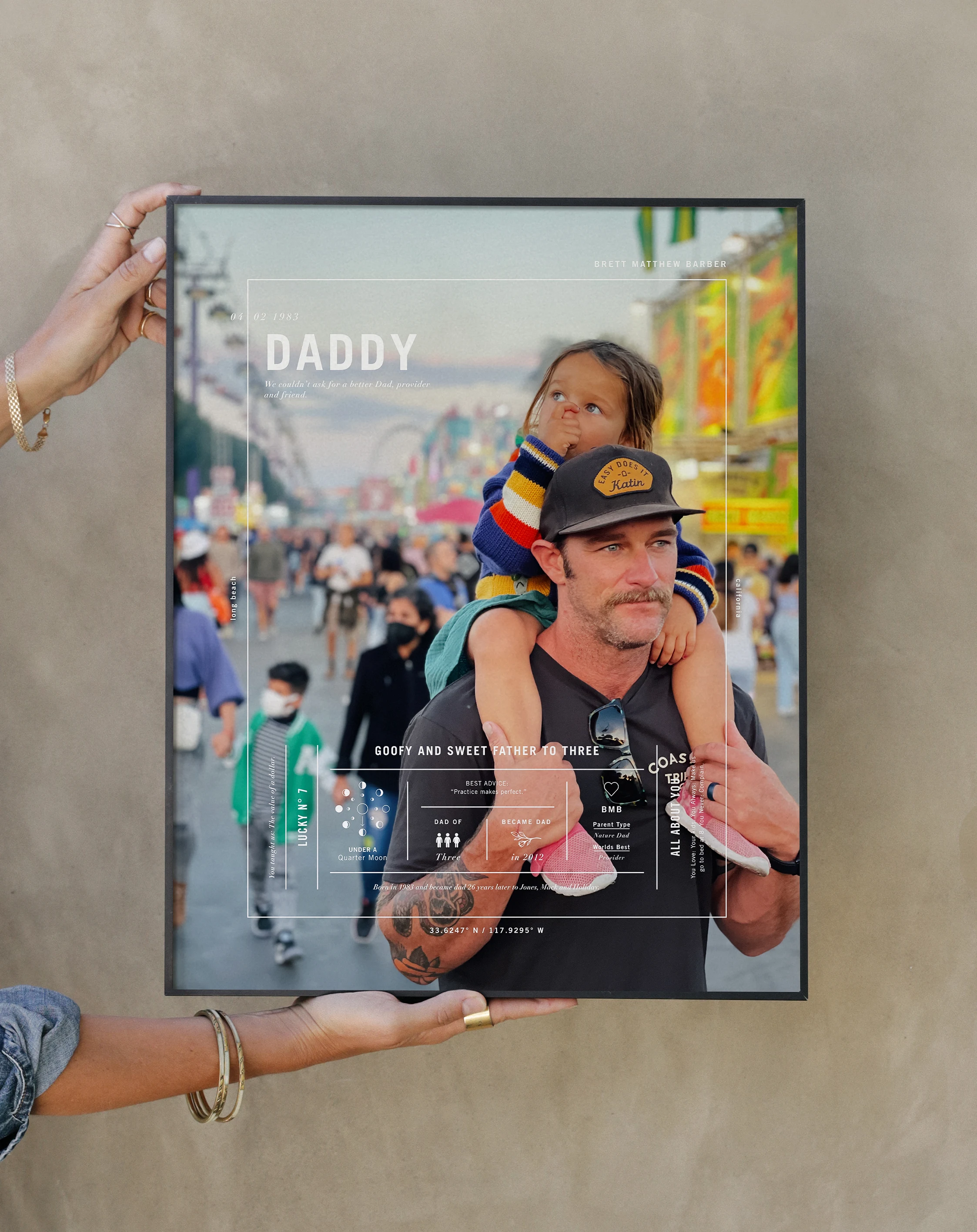 Signature Dad Print