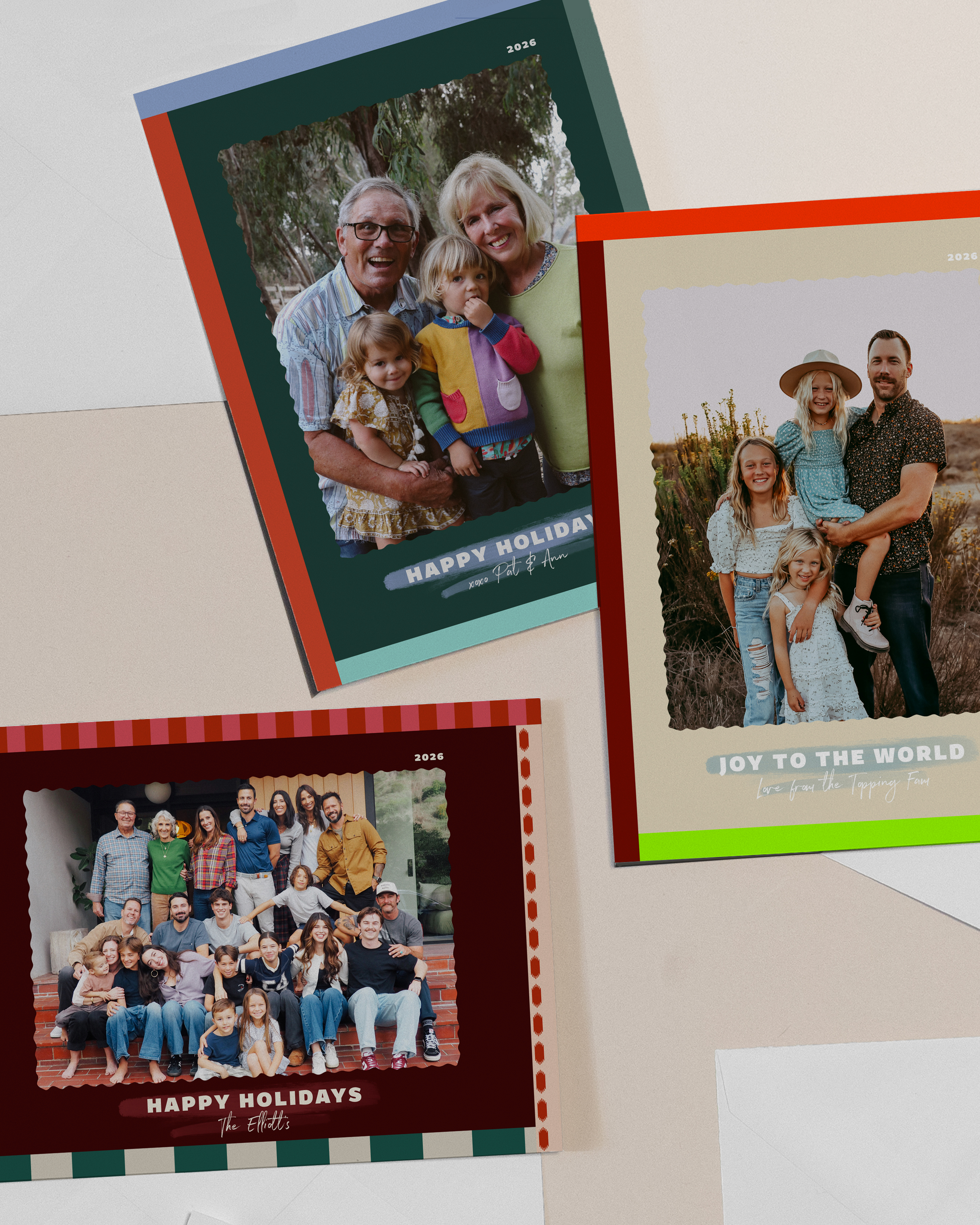 Colorblock Holiday Card | Holiday Card | Still Novel | Still Novel
