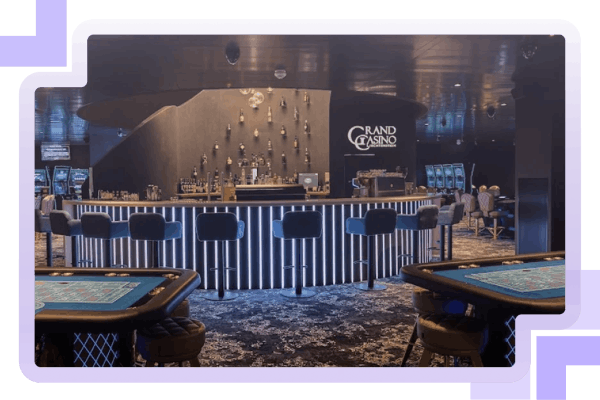 Tischspiele, Bar und Spielautomaten im Grand Casino Liechtenstein