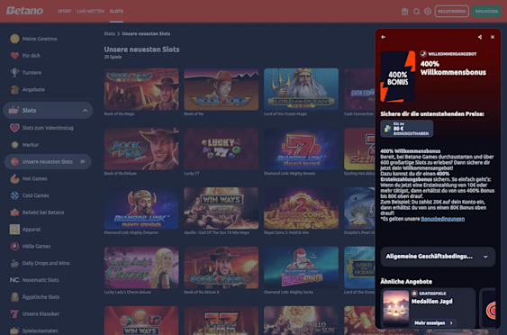 Betano Casino App – Betano Promo Code für Spieler aus Deutschland