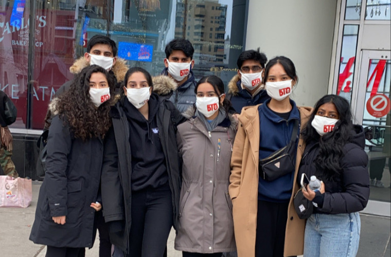 December 2021 donations group photo