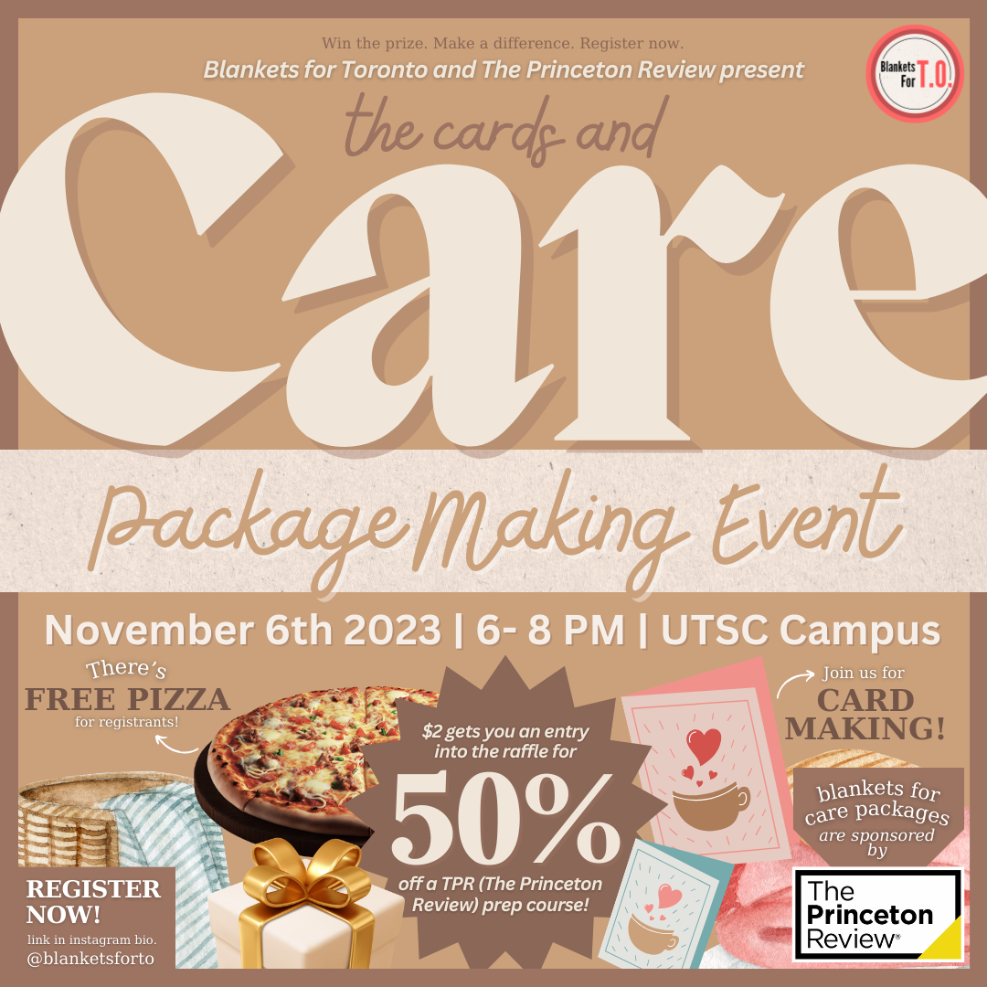 The Cards & Care Package Making Event presented by The Princeton Review & BTO