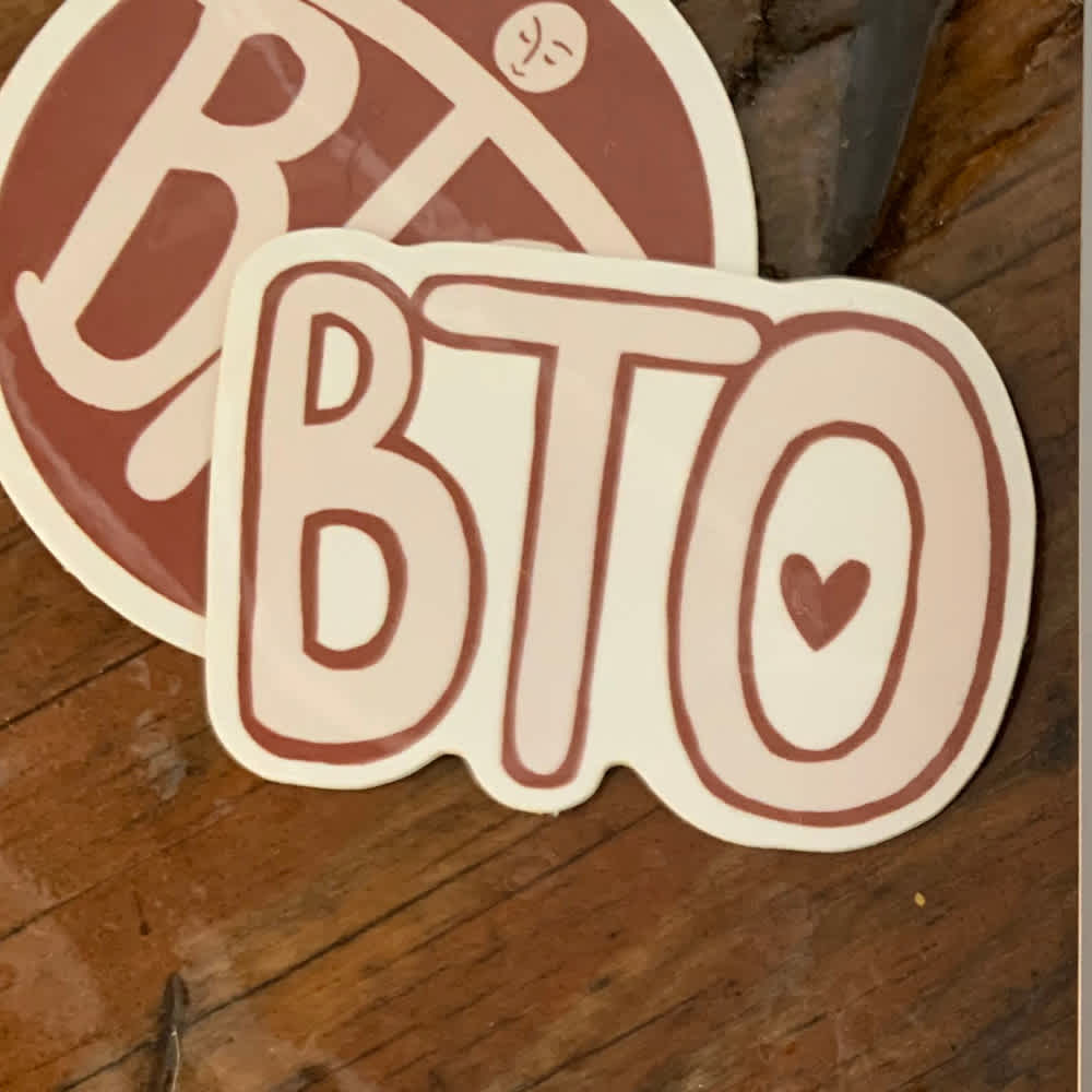 Image of Stickers 3-pack item, showing two sticker designs.