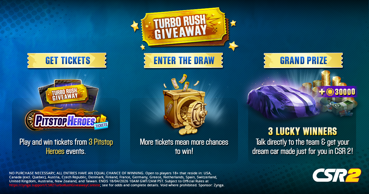 Turbo Rush Giveaway How to