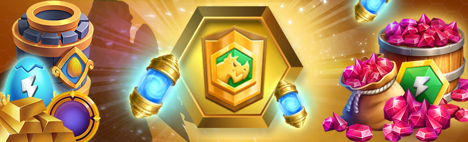 Passe das Lendas Dourado Premium (com relíquia exclusiva)