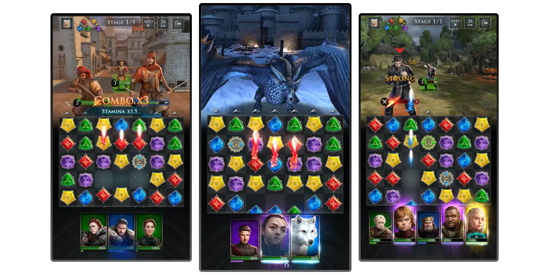Game of Thrones: レジェンド』 | モバイル版パズルRPG戦略