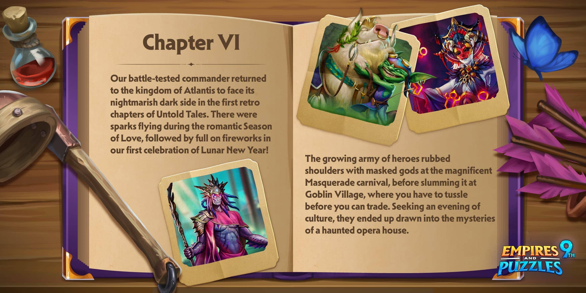 Empires & Puzzles History: Chapters 6