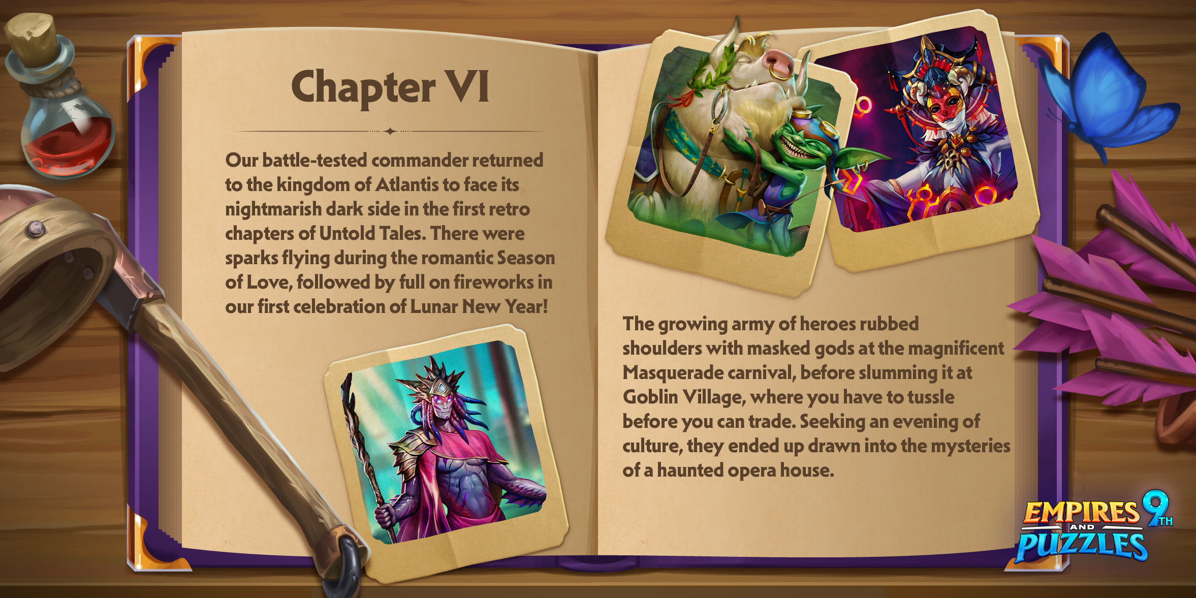 Empires & Puzzles History: Chapters 6