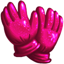 Robijnen handschoenen