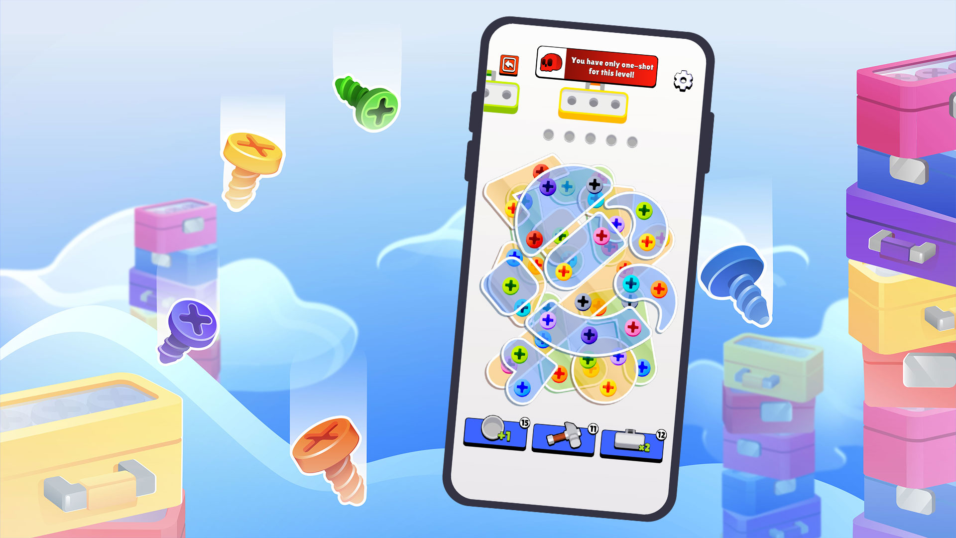 Screw Jam Hero Background