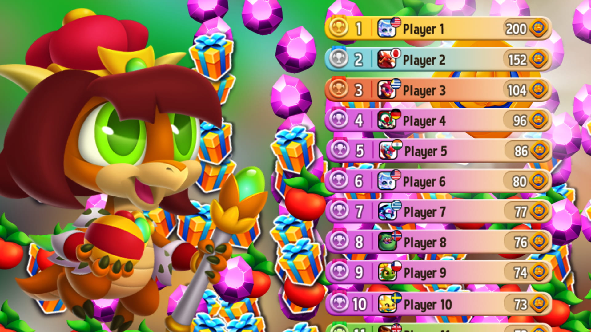 Event leaderboards