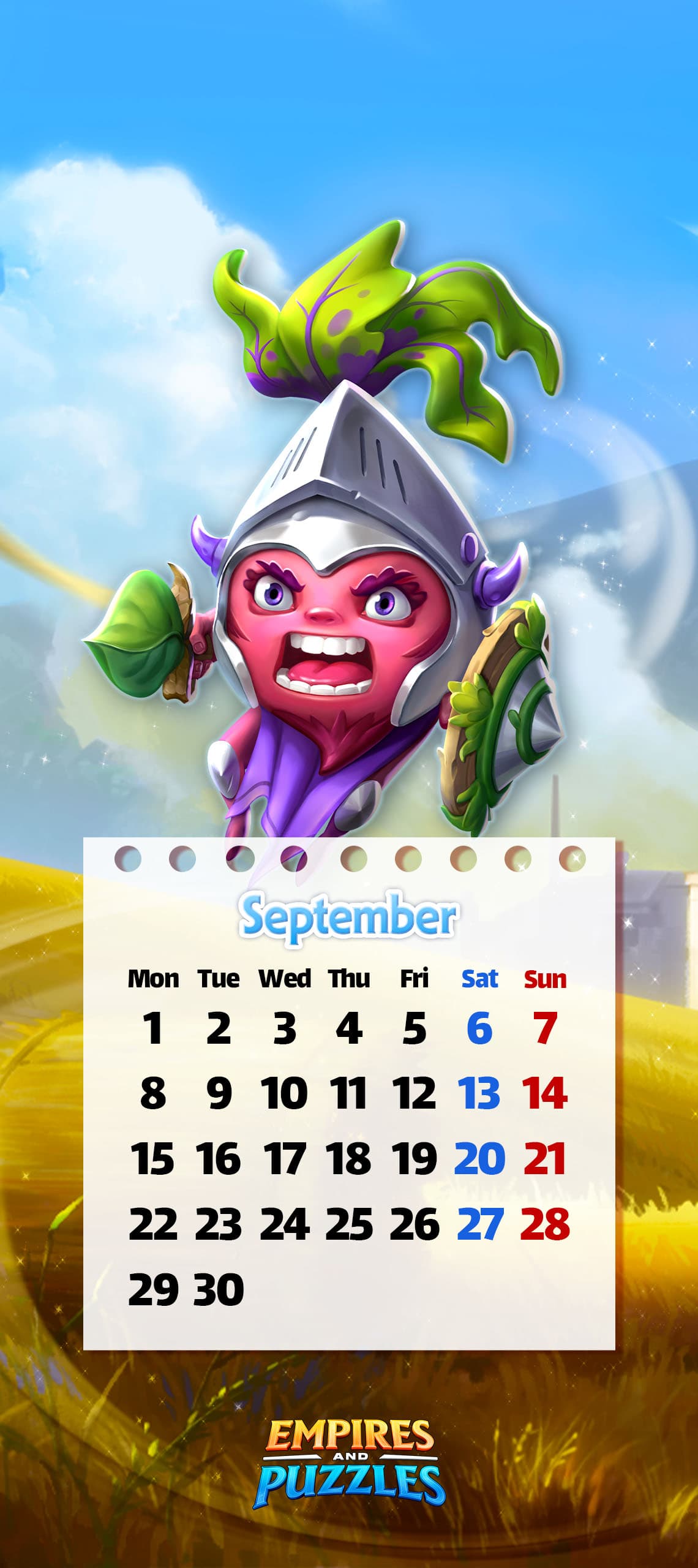 September Mobile calendar ios