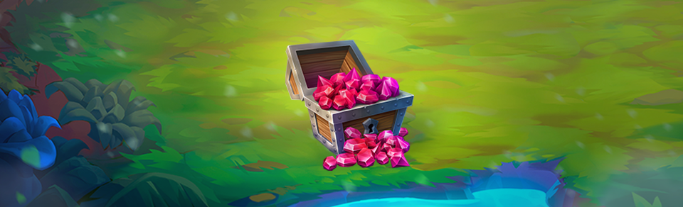 MEDIUM BLOOMING GEM BAG