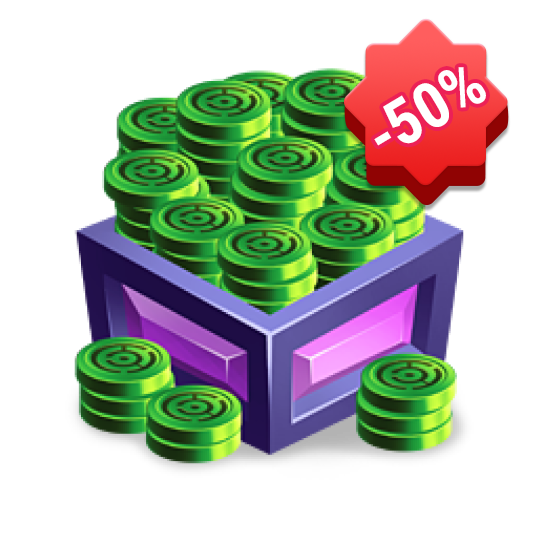 50000 pièces d'événement