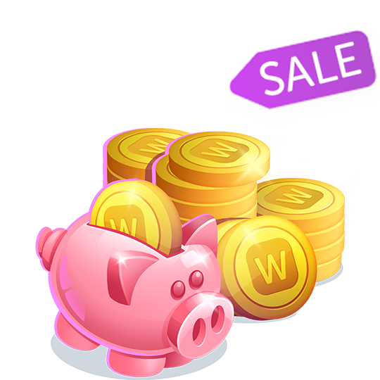 Pila de oferta monedas