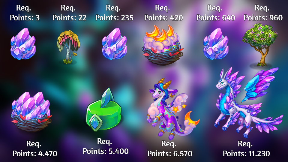 crystal caves rewards