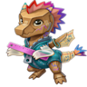 ラクガキツメドラゴンの子ども