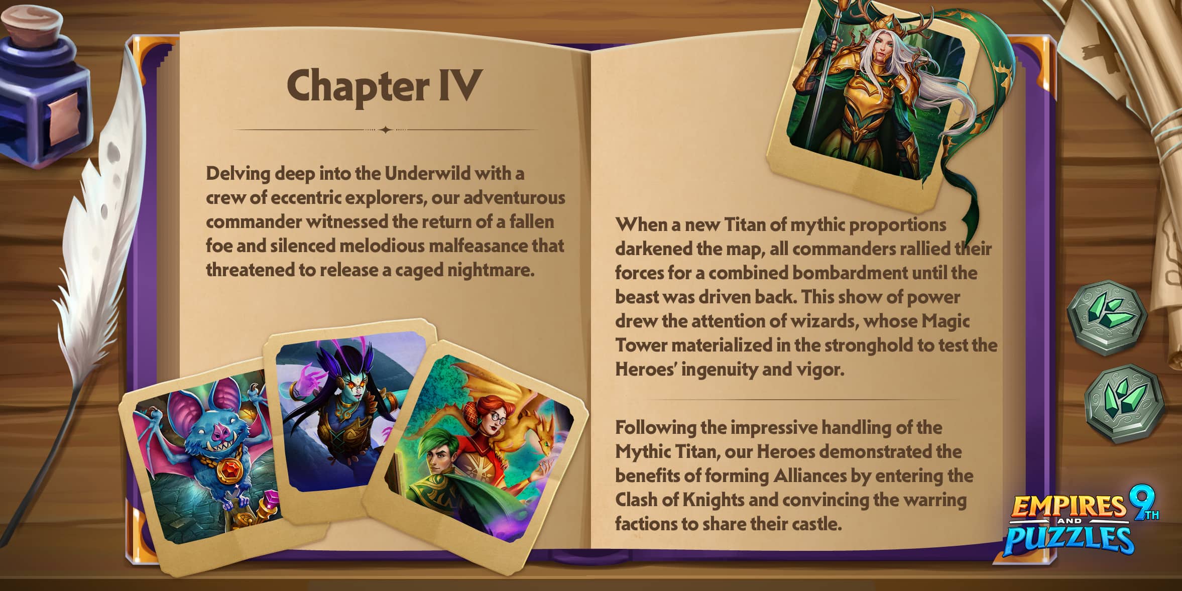 Empires & Puzzles History: Chapter 4