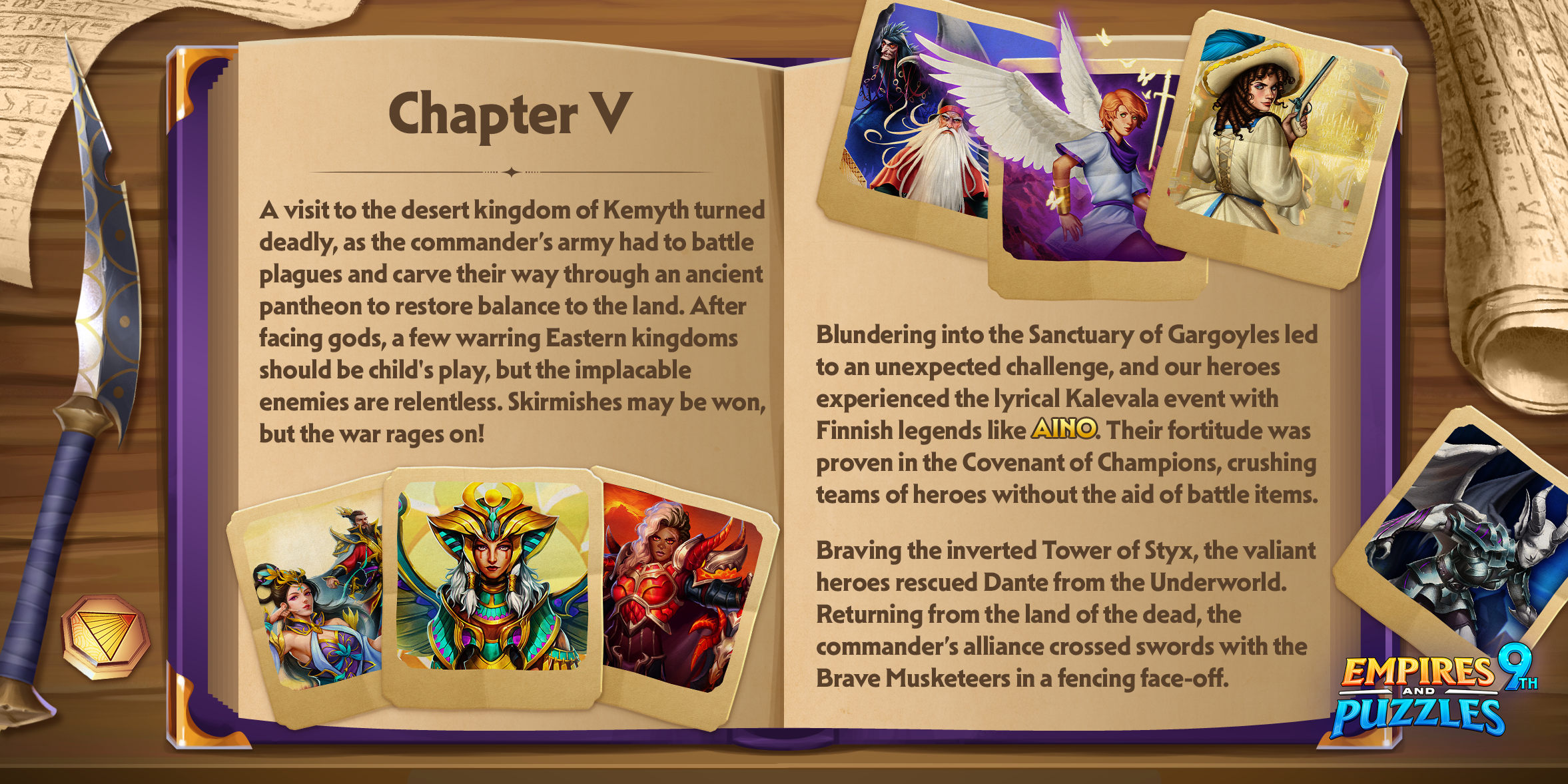 Empires & Puzzles History: Chapter 5