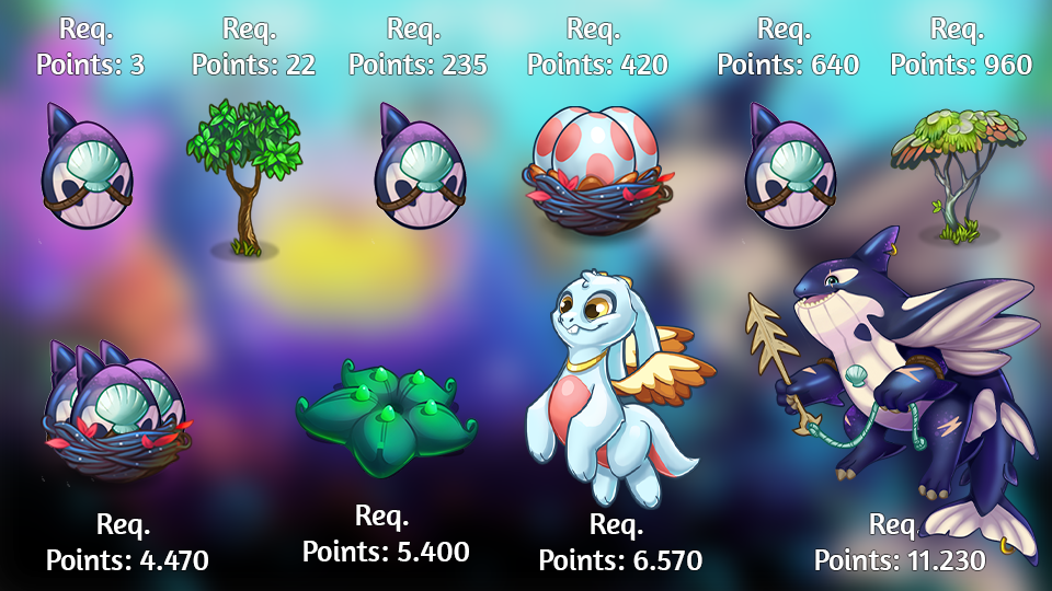frozen seas rewards