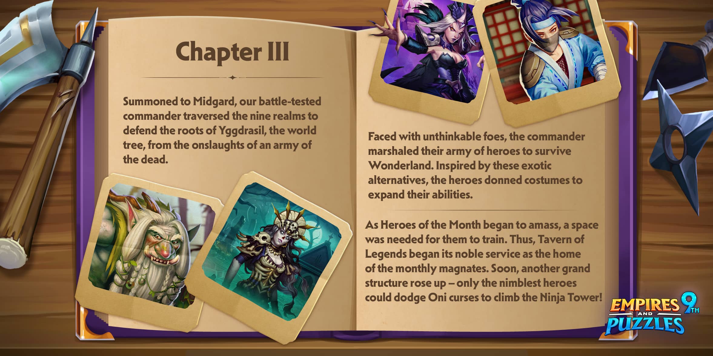 Empires & Puzzles History: Chapter 3