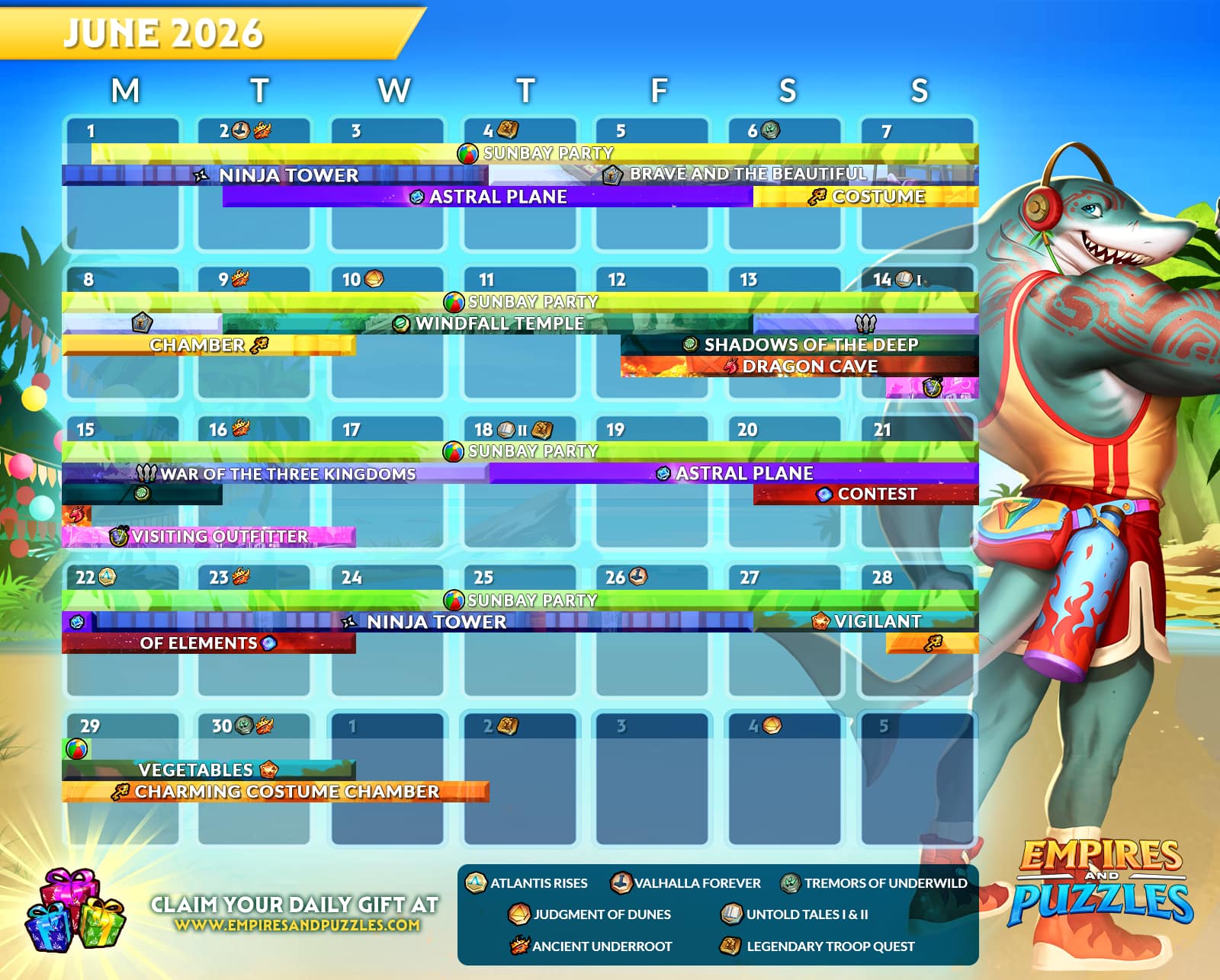 June 2026 Calendar