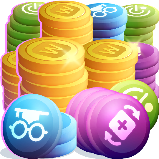 Lote de potenciadores grande