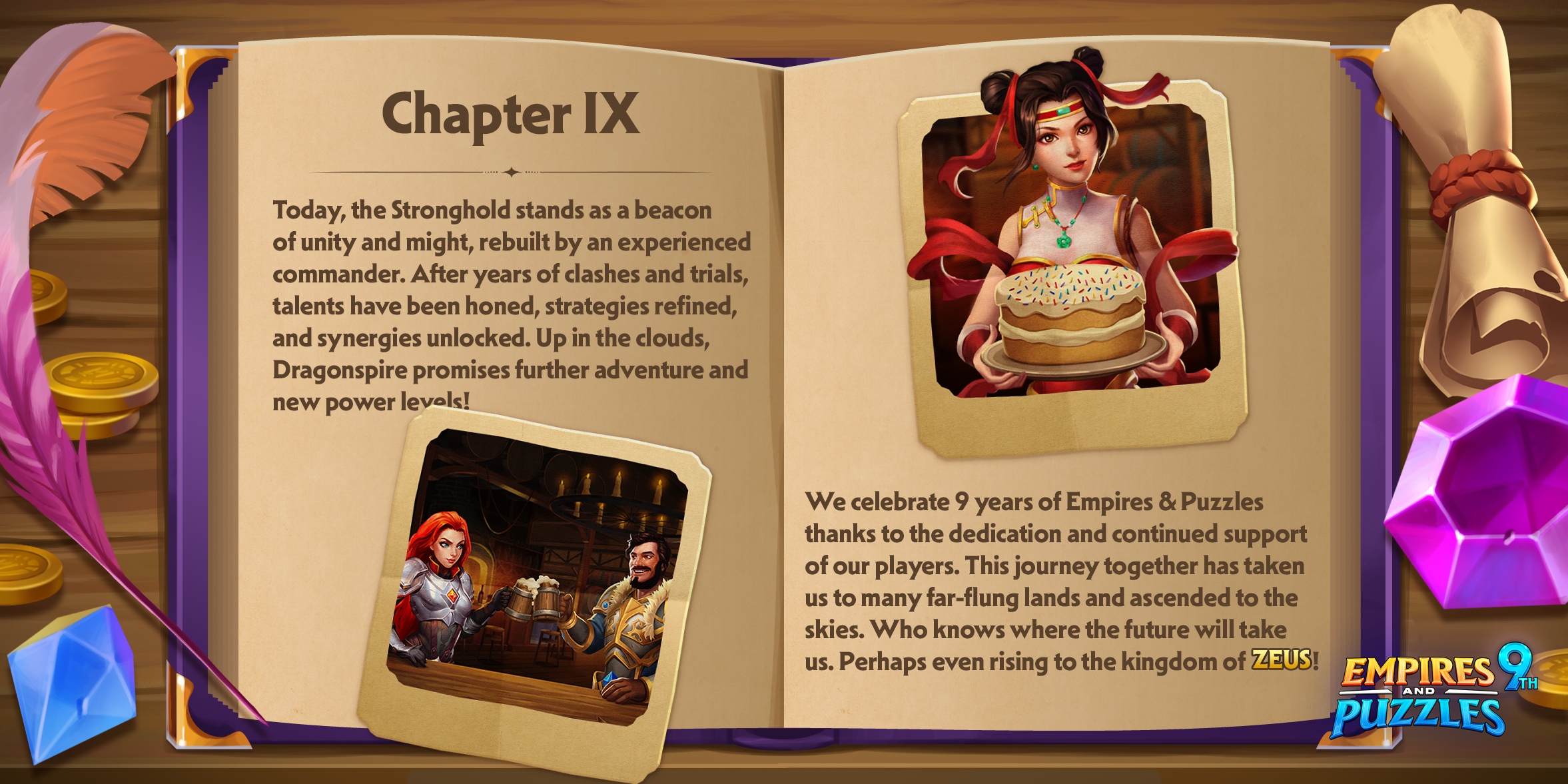 Empires & Puzzles History: Chapter 9