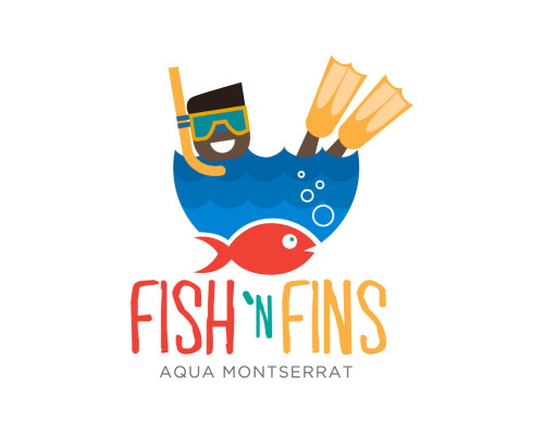 Fish n fins logo-colour on white (1)