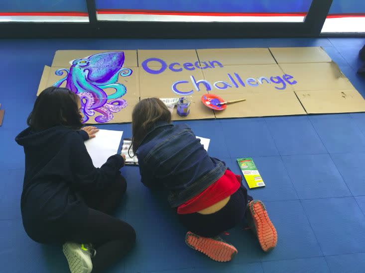 We're so excited to see Ocean Challenge art already coming in! Thank you Uruguayan American School!