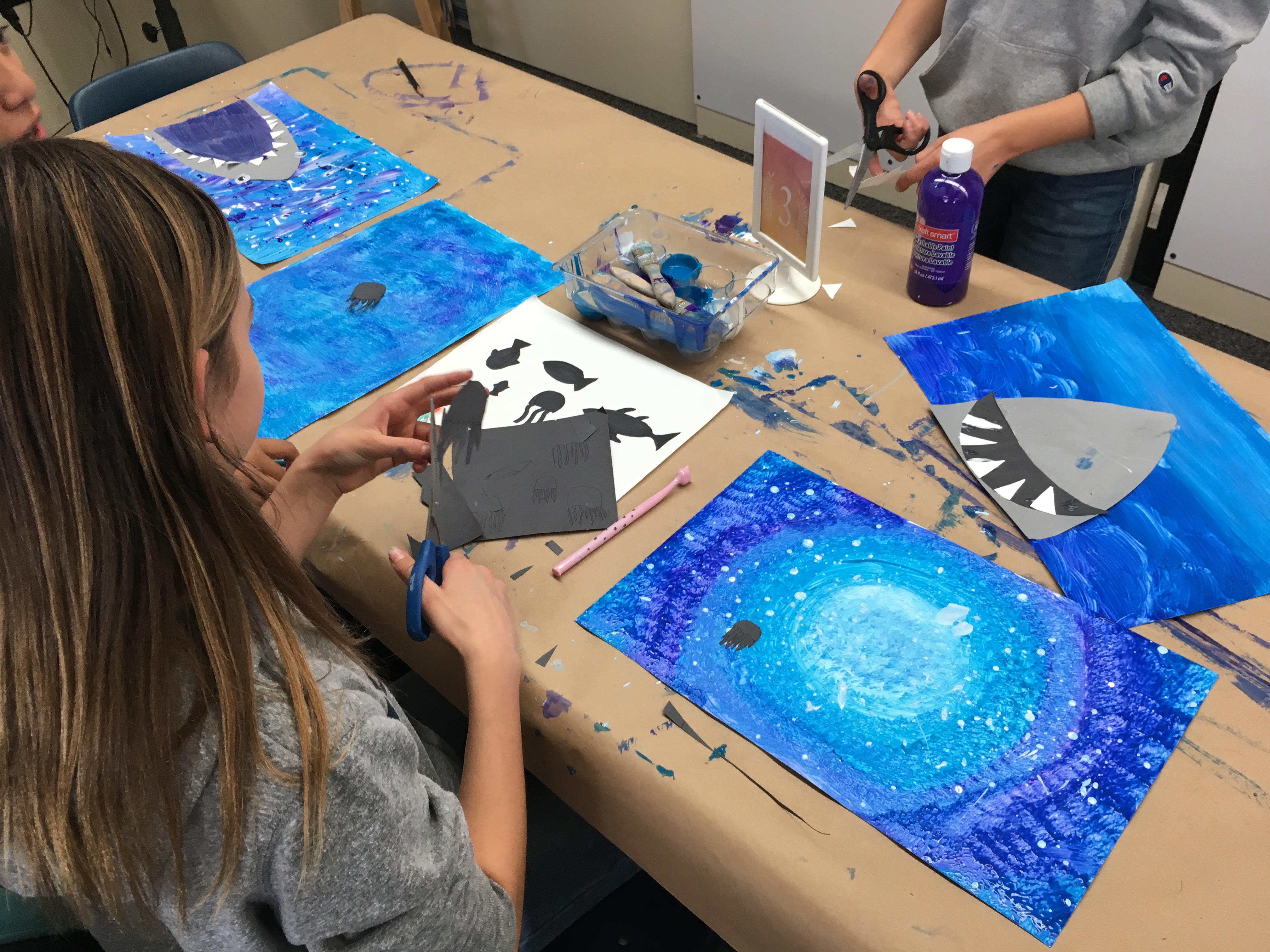 Marcela Graudins - Azul CPS Pintura en curso