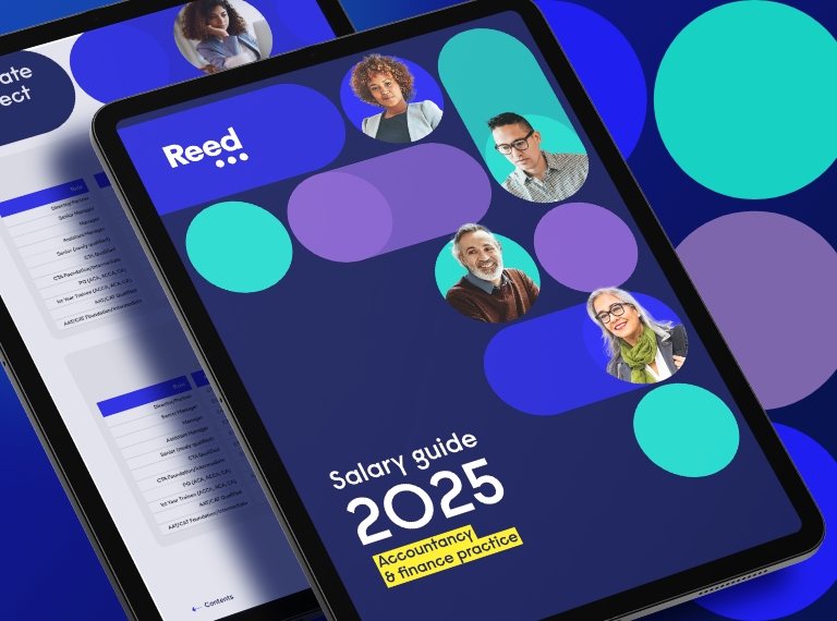 Professional accountancy and finance practice salary guide 2025 | Reed