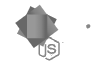 logo nodejs grey