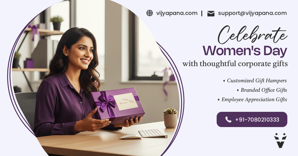 Employee appreciation with Women’s Day corporate gifts in office