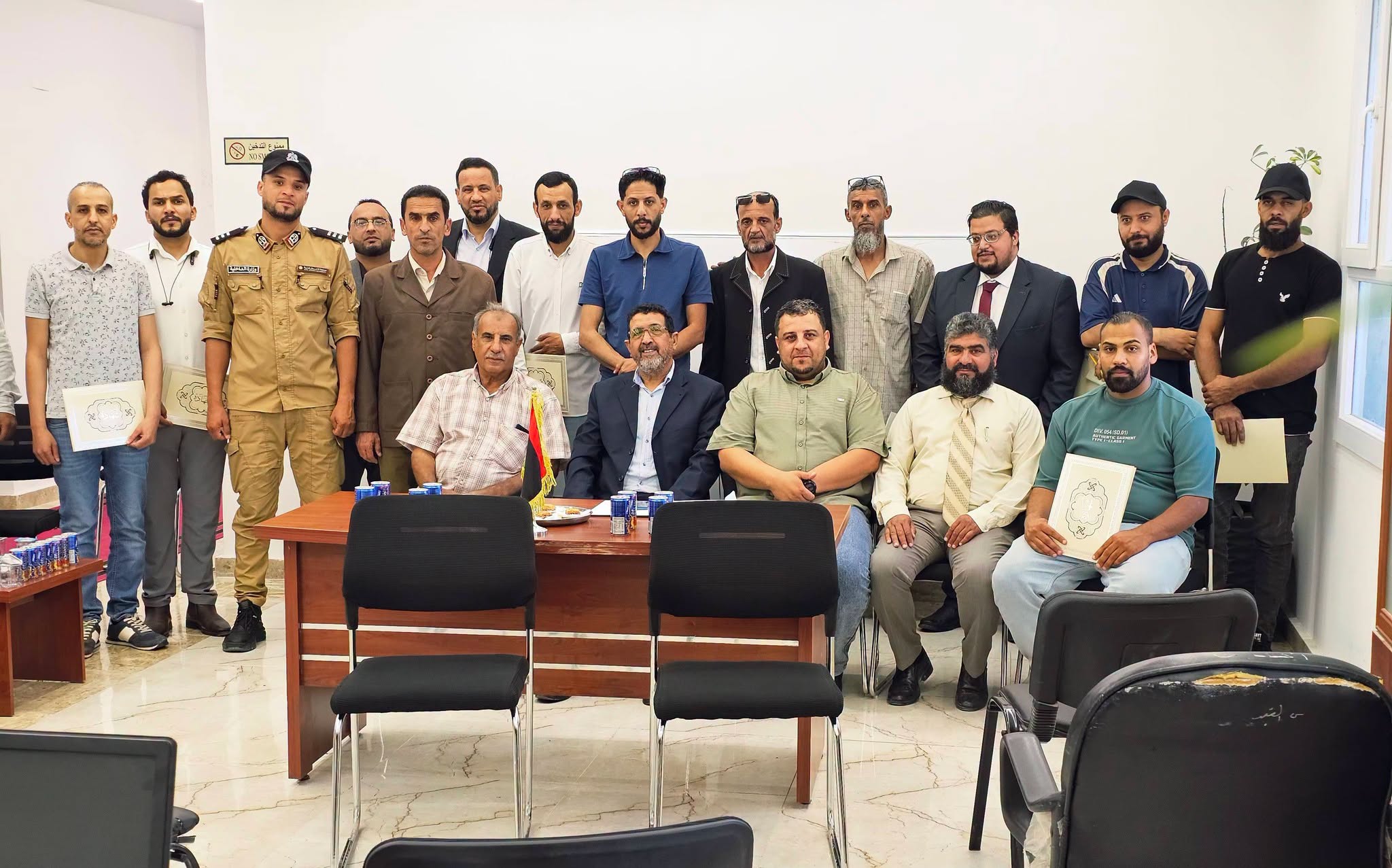 اختتام الدورة التدريبية لموظفي مصلحة الأحوال المدنية بالجبل الأخضر