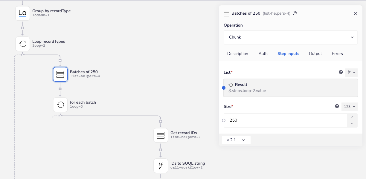 Create batches - Iterable SFDC Sync