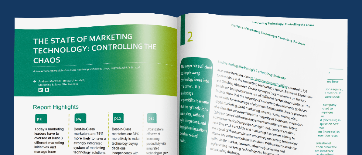 The State of Marketing technology eBook by Tray.io