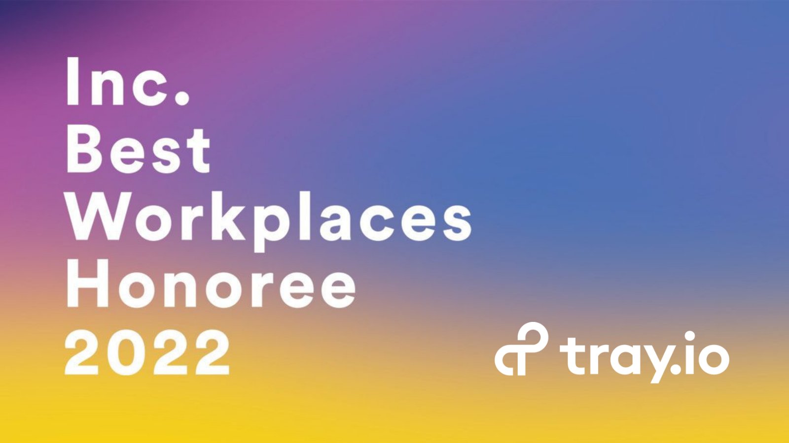 Tray.io makes Inc.com's list of best workplaces of 2022