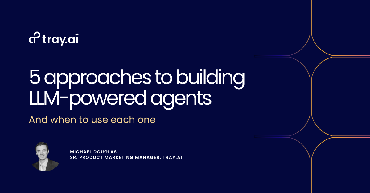 5 approaches to building LLM powered agents blog cover