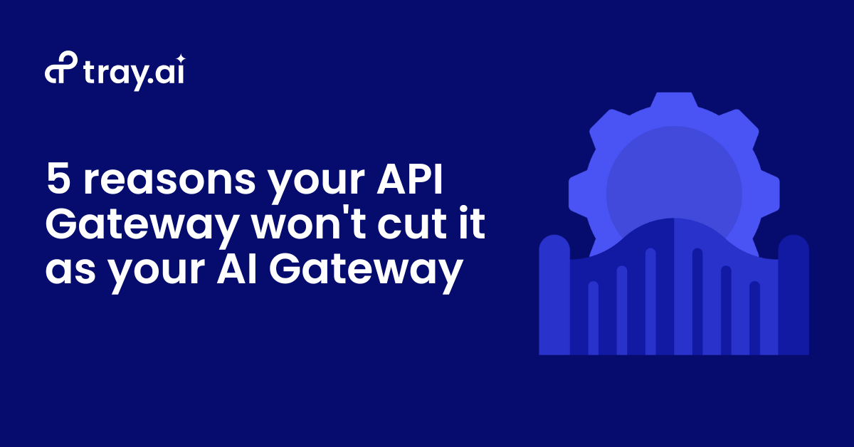 Tray.ai API Gateway blog cover image