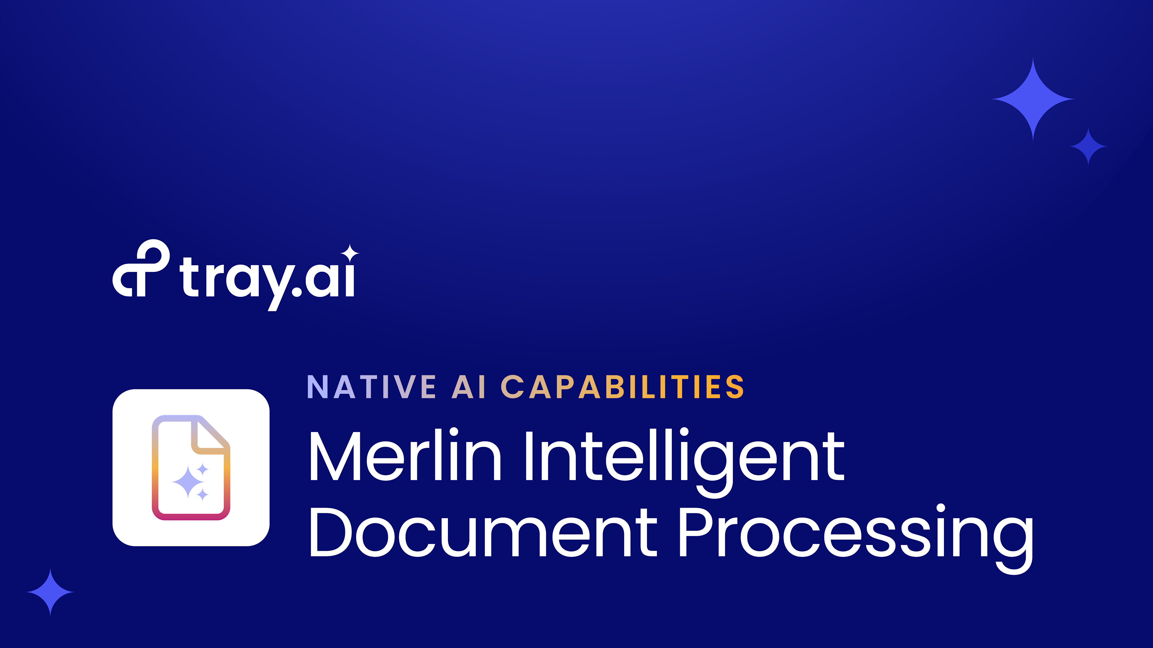 Native AI Capabilities - Merlin intelligent document processing video - Thumbnail