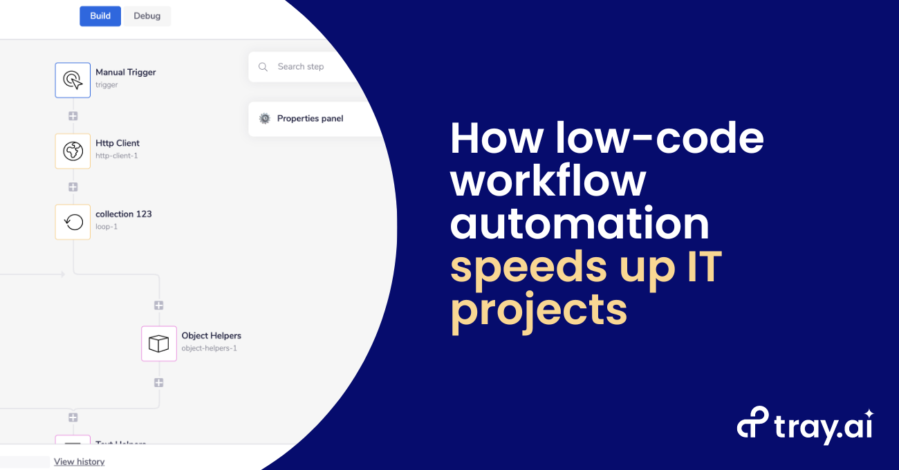 How low-code workflow automation speeds up IT projects blog trayai